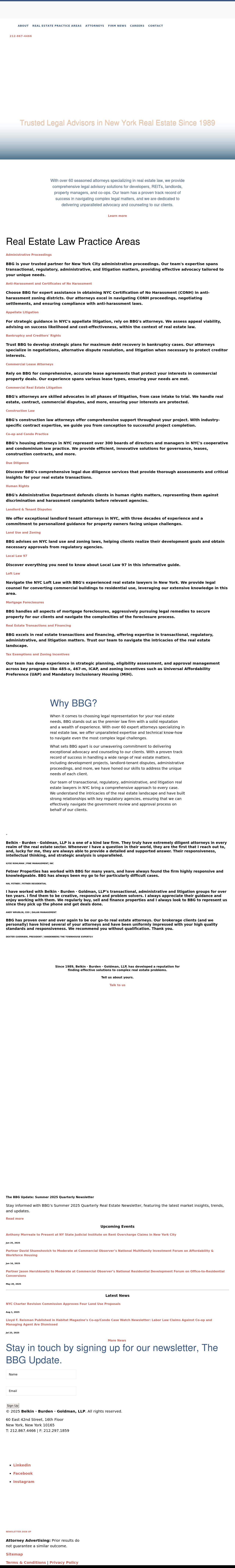 Belkin Burden Wenig & Goldman, LLP - New York NY Lawyers