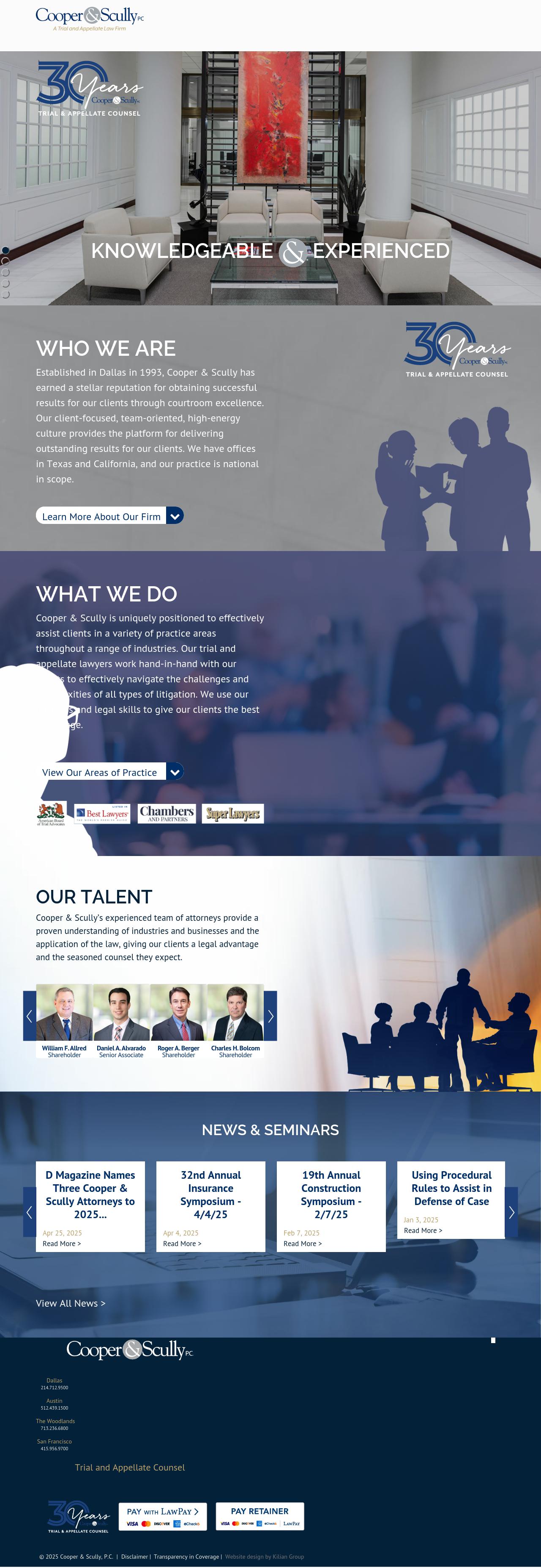 Cooper & Scully, P.C. - Dallas TX Lawyers
