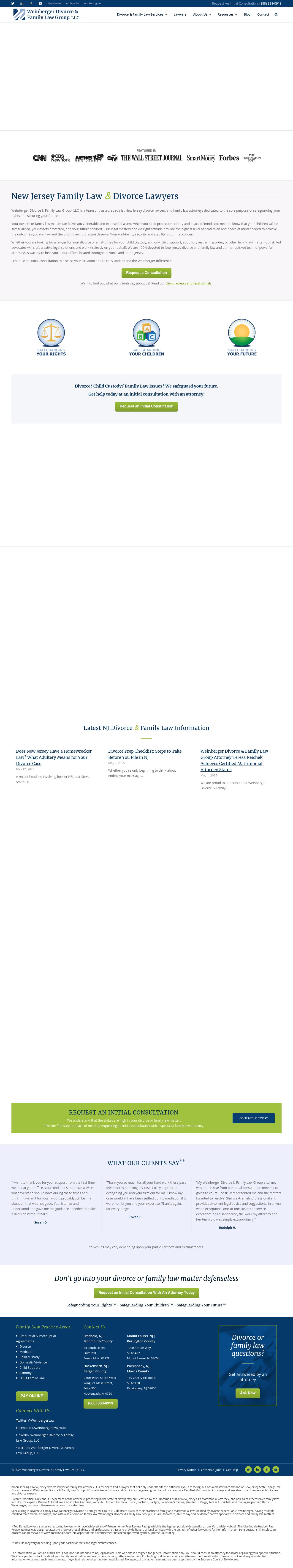 Weinberger Divorce & Family Law Group - Hackensack NJ Lawyers
