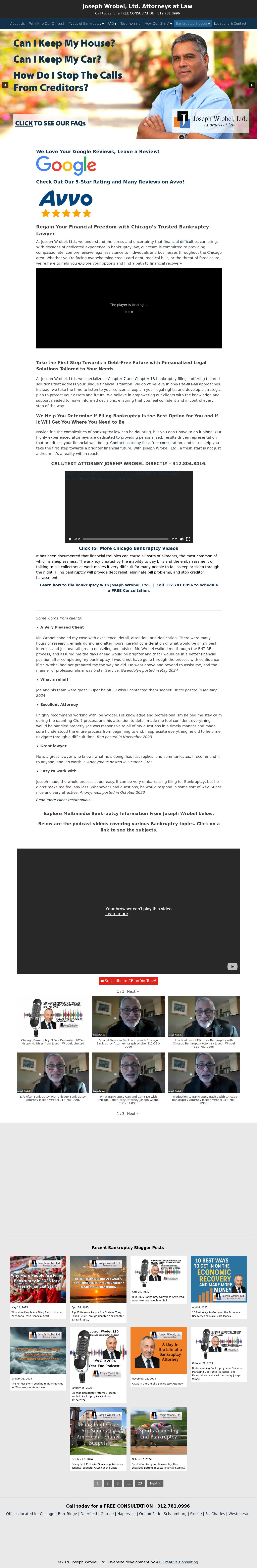 Joseph Wrobel, Ltd. - Chicago IL Lawyers