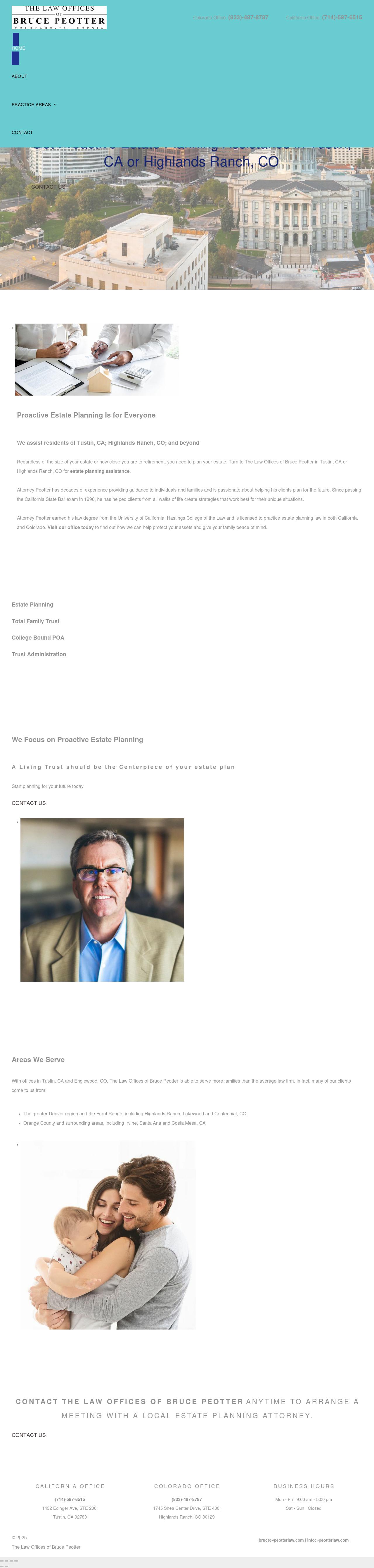 Law Office of Bruce Peotter - Tustin CA Lawyers