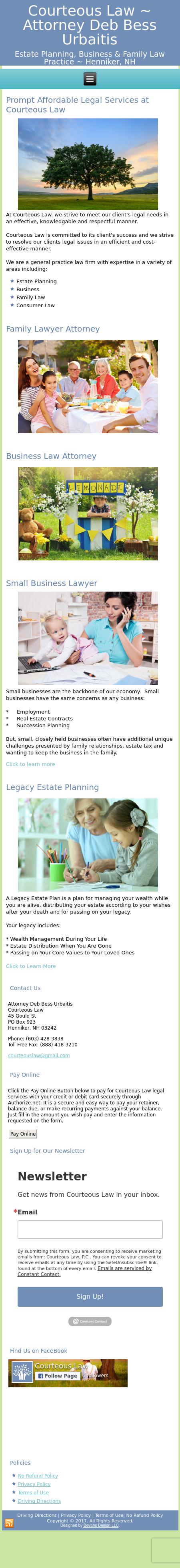 Courteous Law - Henniker NH Lawyers