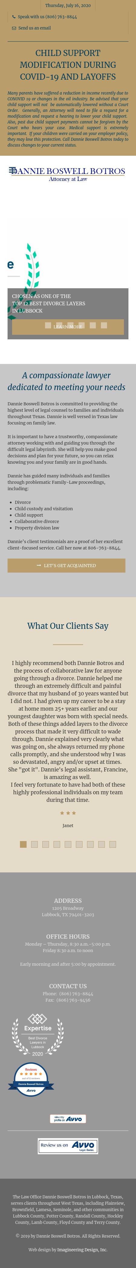 Dannie Boswell Botros - Lubbock TX Lawyers