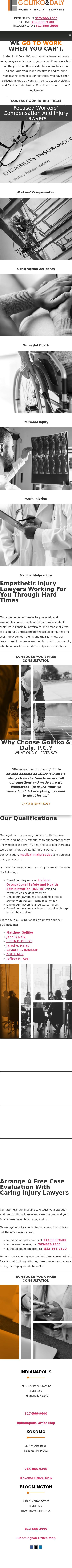 Goliko & Daly, P.C. - Kokomo IN Lawyers