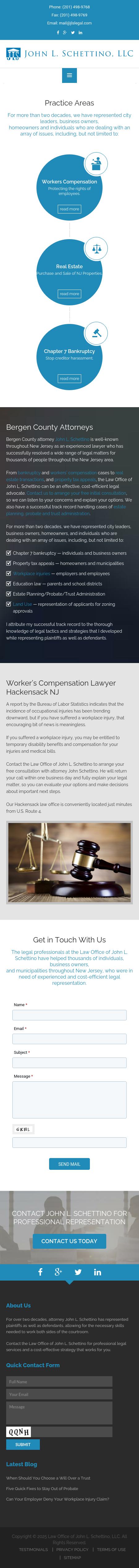 Law Office of John L. Schettino, LLC - Hackensack NJ Lawyers