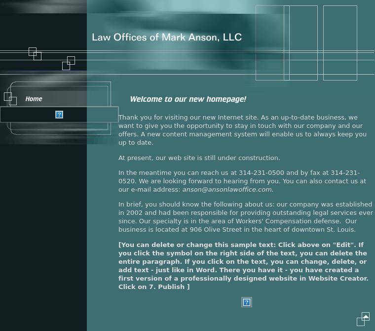 Law Offices of Mark M. Anson, LLC - St Louis MO Lawyers