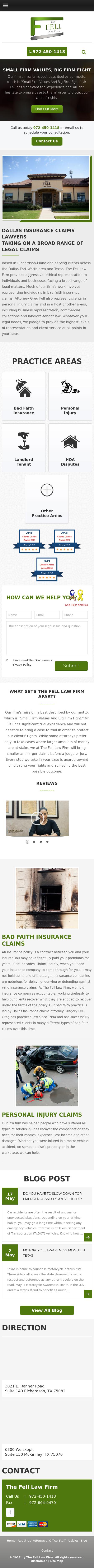 The Fell Law Firm - Richardson TX Lawyers