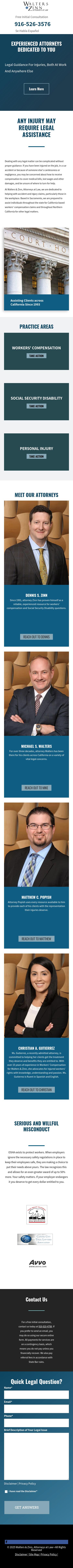 Walters & Zinn, Attorneys at Law - Folsom CA Lawyers