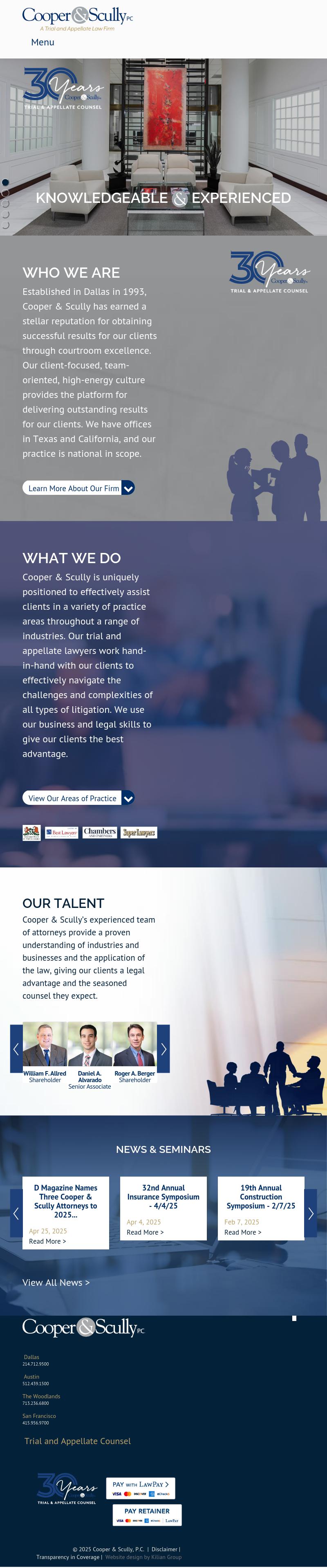 Cooper & Scully, P.C. - Dallas TX Lawyers