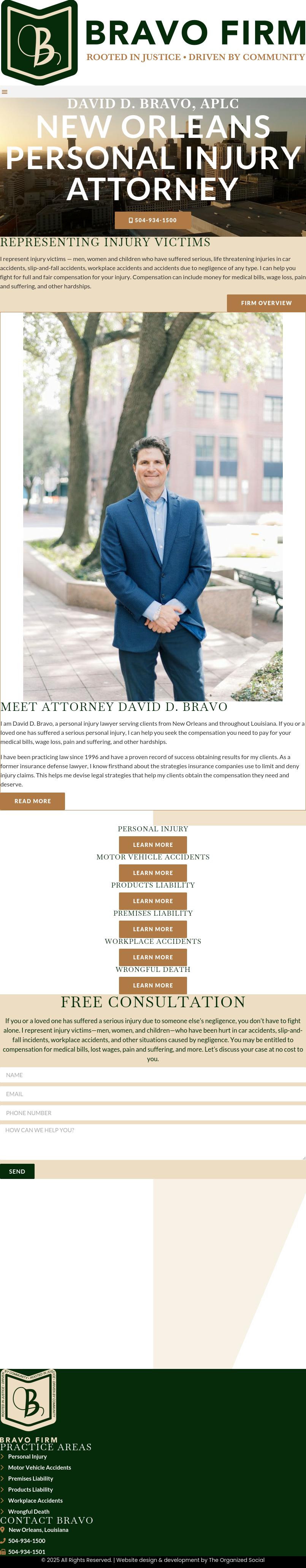 David D. Bravo - New Orleans LA Lawyers
