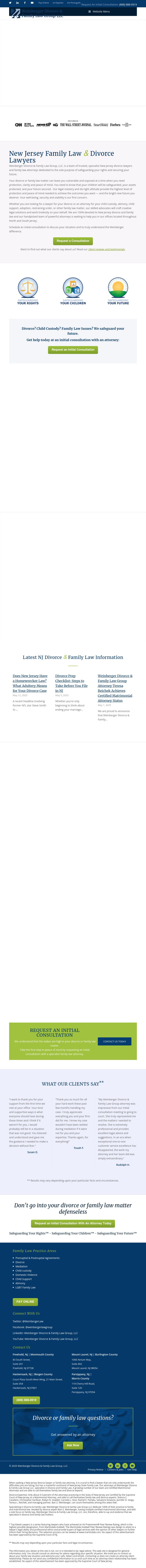 Weinberger Divorce & Family Law Group - Hackensack NJ Lawyers