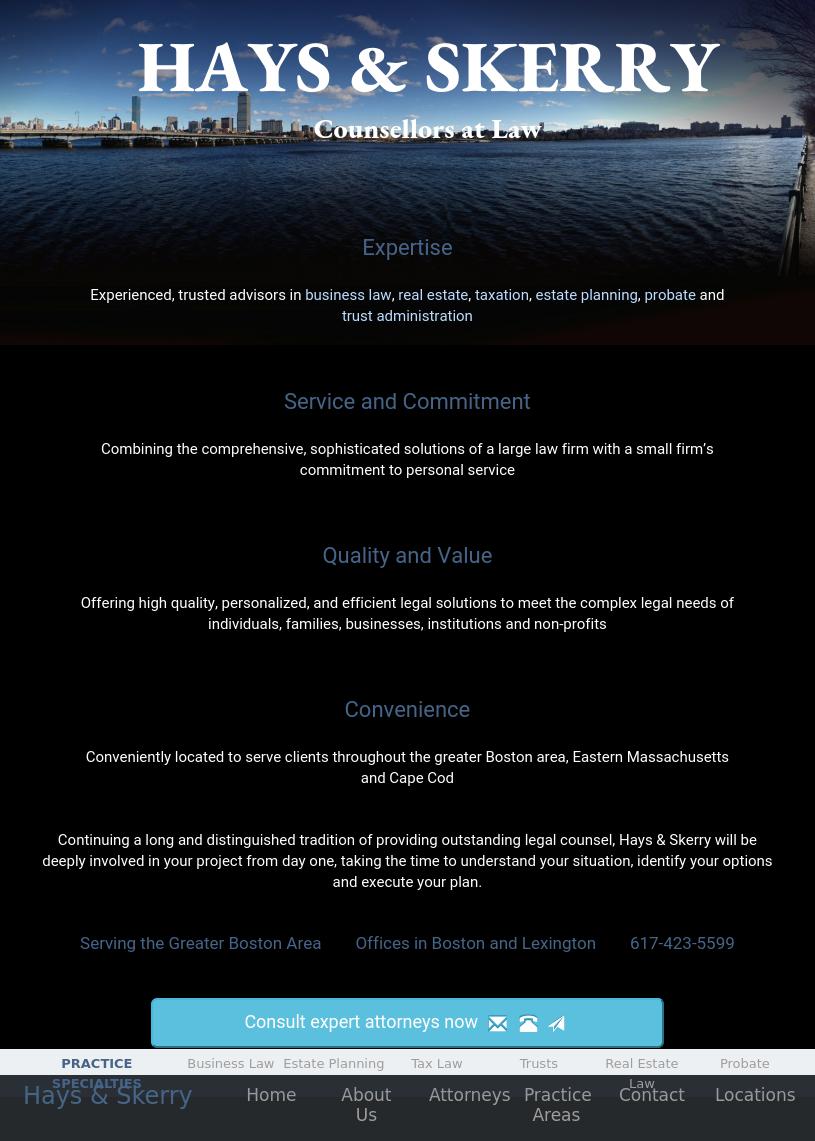 Hays & Skerry - Boston MA Lawyers