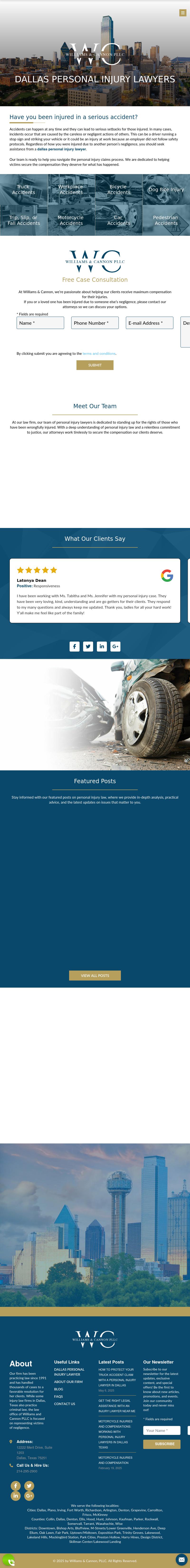 Johnson, Zegen, Scott & Williams, PLLC - Dallas TX Lawyers