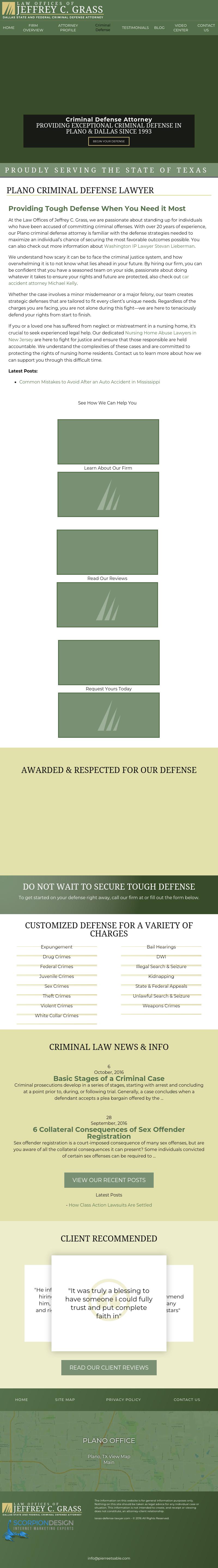 Law Offices of Jeffrey C. Grass - Dallas TX Lawyers