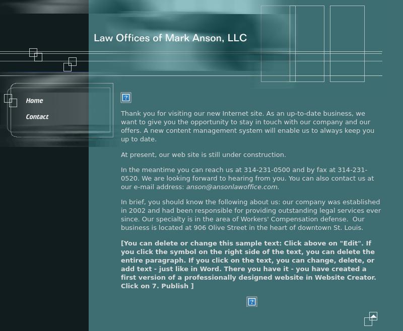 Law Offices of Mark M. Anson, LLC - St Louis MO Lawyers