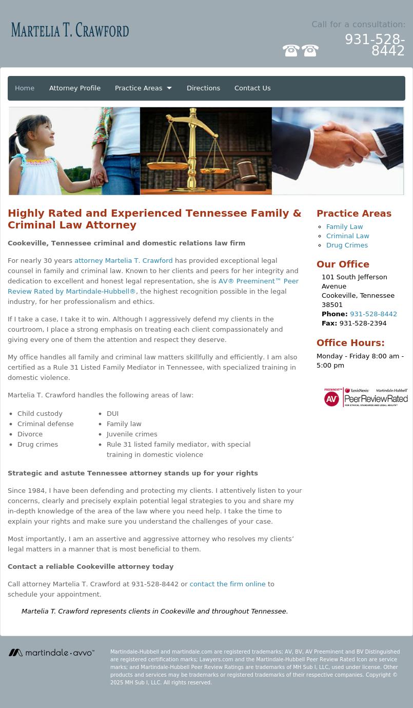 Martelia T. Crawford - Cookeville TN Lawyers