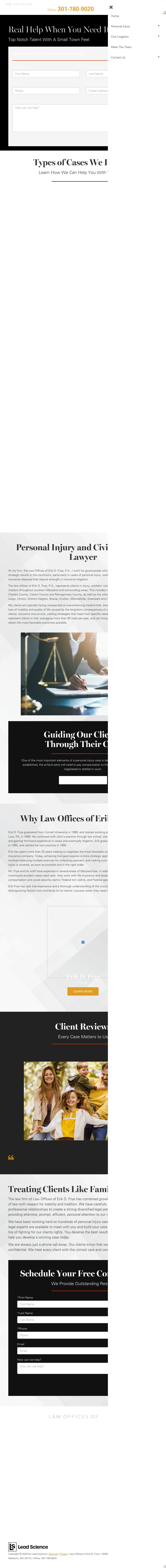 The Law Offices of Erik D. Frye, P.A. - Upper Marlboro MD Lawyers