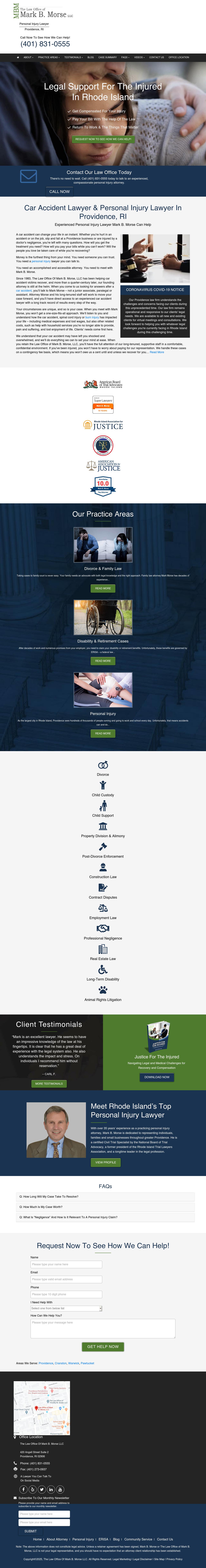 The Law Office of Mark B. Morse - Providence RI Lawyers