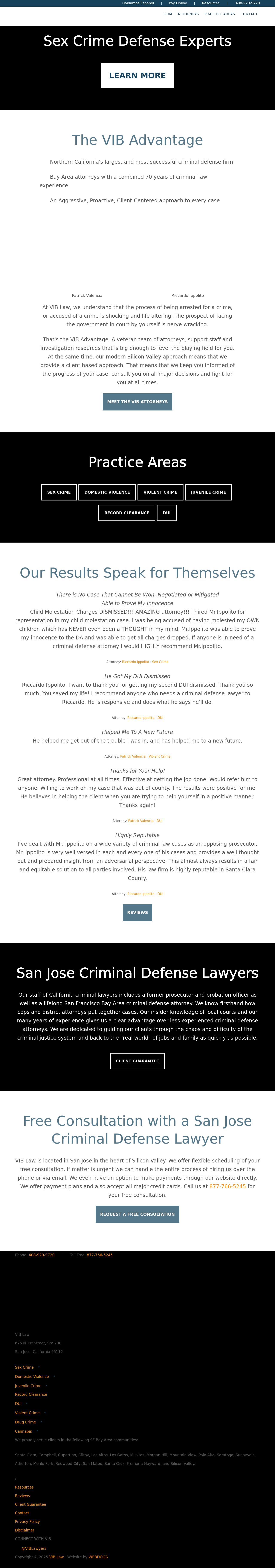 Valencia, Ippolito & Bowman - San Jose CA Lawyers